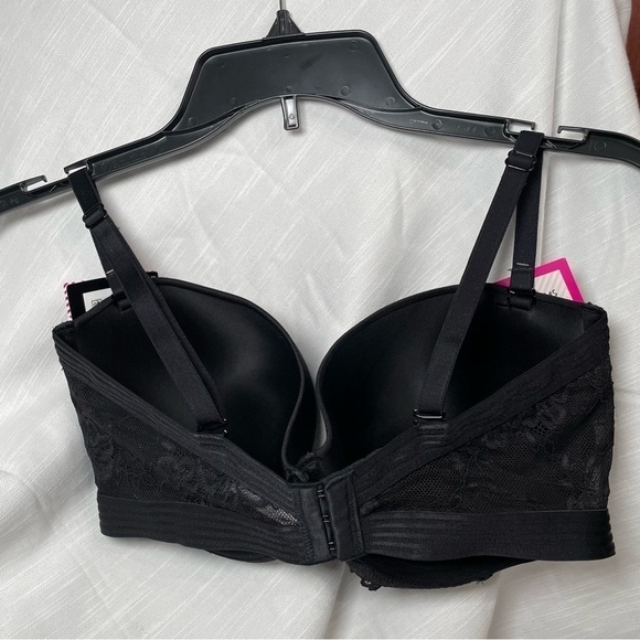 Maidenform Bra SE1102 Multiway Push Up Extreme Lift Convertible Wired 40DD Black - Picture 11 of 15